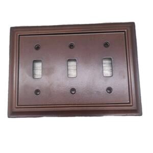 Brainerd Espresso Triple Toggle Switch Cover {Q}
